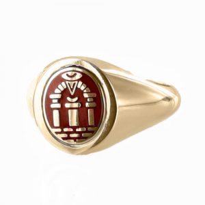 Regalia Store UK 1-378-300x300 Reversible 9ct Gold Royal Arch Masonic Ring (Red)  