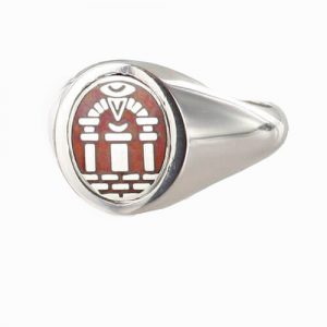 Regalia Store UK 1-394-300x300 Reversible Solid Silver Royal Arch Masonic Ring (Red) 