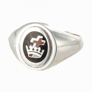 Regalia Store UK 1-396-300x300 Reversible Solid Silver Royal Black Preceptory Masonic Ring 