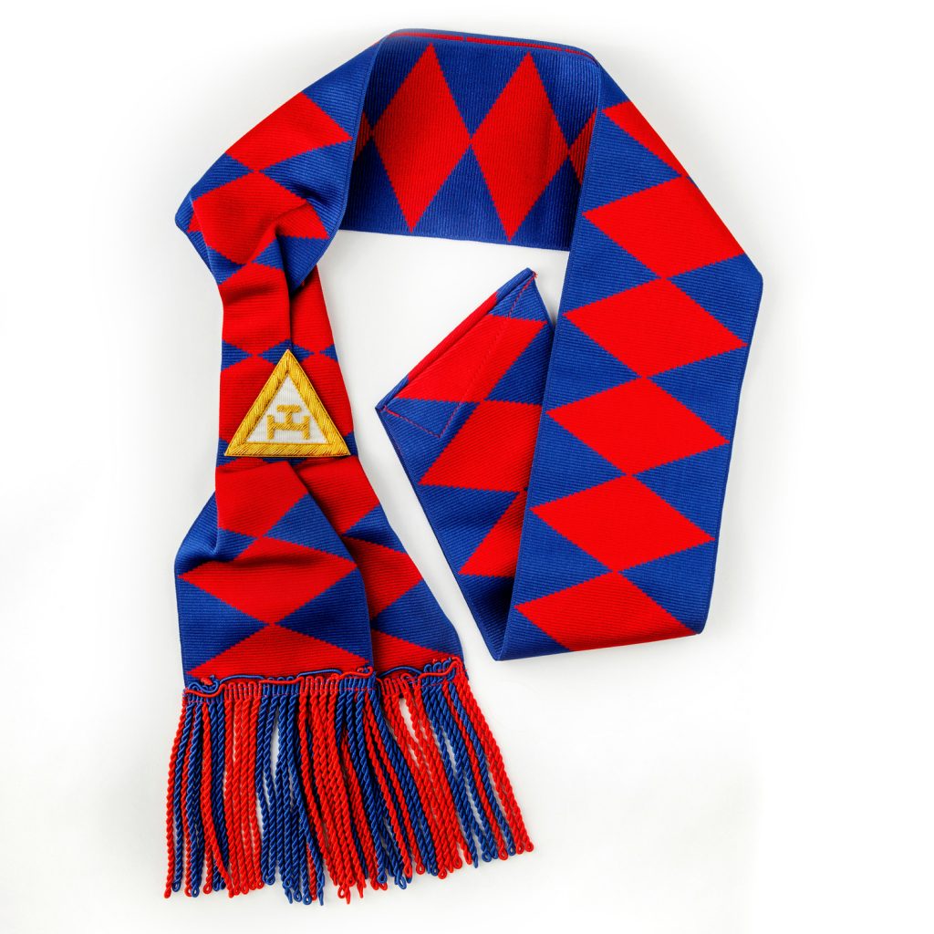 thumbnail interactive-video image 1 of New Black Royal Arch Chapter Masonic Tie – RA Regalia Neck Tie – Masonic Gift 1 of 2