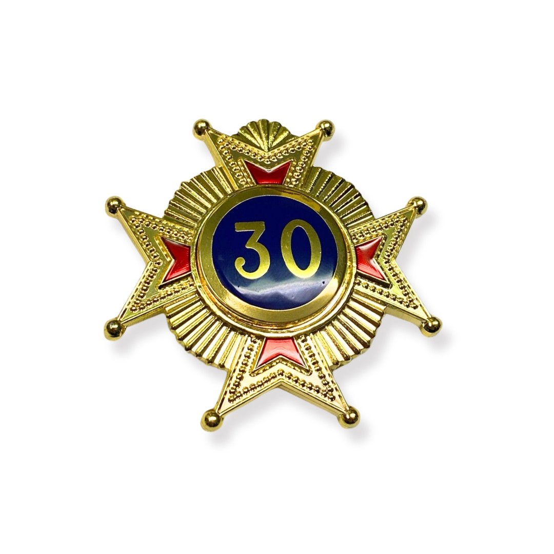 Regalia Store UK Rose-Corix-30-Degree-Jewel Rose Croix 30th Degree Star Jewel  