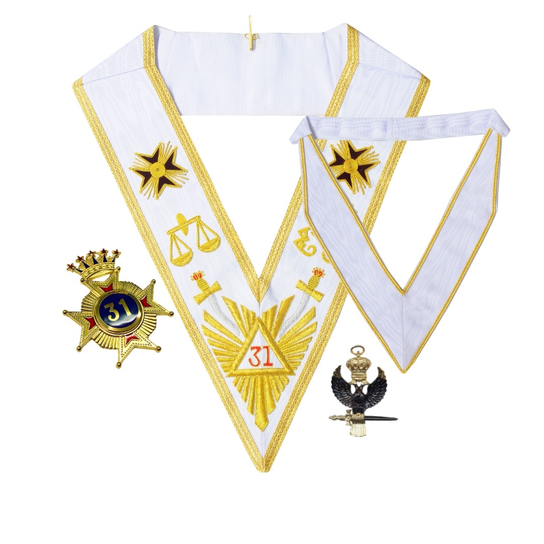 Regalia Store UK Rose-Croix-31st-Degree-Set-1 Rose Croix 31st Degree Regalia Package  