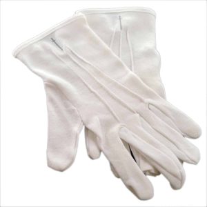 Regalia Store UK dsc_3718a-300x300 One Size Mens White Cotton Gloves with Tyler Masonic Design 