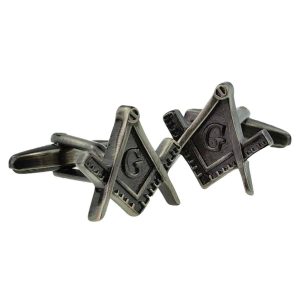 Regalia Store UK x2aj522_2-300x300 Antique Finish Masonic G Freemason Cufflinks 