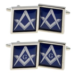 Regalia Store UK x2bocsb049_-_combined-300x300 Masonic Blue Cufflinks (With or Without G)  
