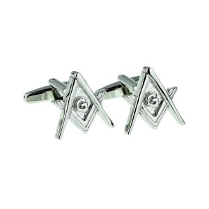 Regalia Store UK x2nc032-g-300x300 Masonic Compass & Square Cufflinks with G  