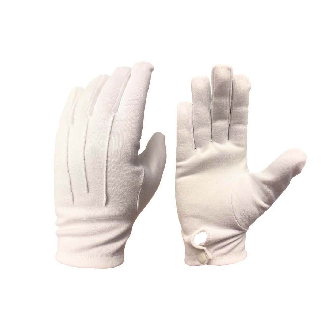 Regalia Store UK Masonic-White-Cotton-Gloves Masonic White 100% Cotton Gloves  