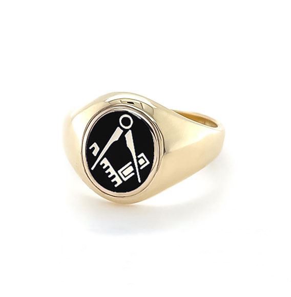 Regalia Store UK 9ct-Gold-Square-And-Compass-Oval-Head-Masonic-Ring-1 9ct Gold Square And Compass Oval Head Masonic Ring  