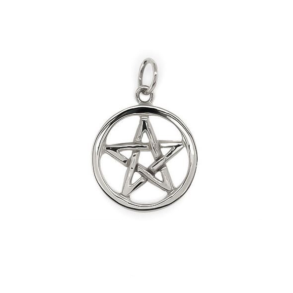 Regalia Store UK 1-8 Pentagram Pendant in Silver  