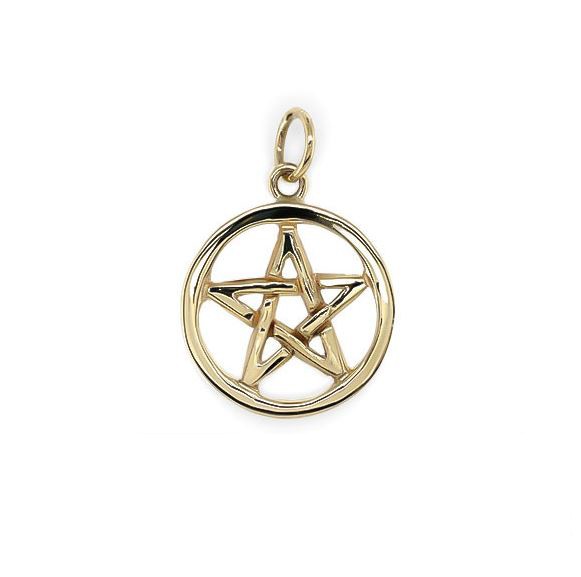 Regalia Store UK 11-1 Pentagram Pendant in Gold  