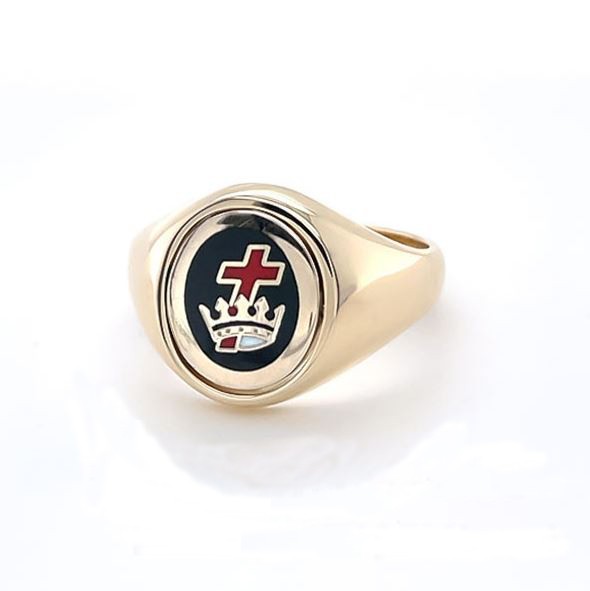 Regalia Store UK 9ct-Gold-Reversible-Royal-Black-Preceptory-Masonic-Ring 9ct Gold Reversible Royal Black Preceptory Masonic Ring  