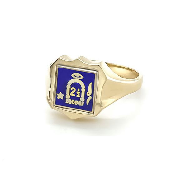 Regalia Store UK 9ct-Gold-Reversible-Shield-Head-2-12-Degree-Masonic-Ring 9ct Gold Reversible Shield Head 2 1/2 Degree Masonic Ring  