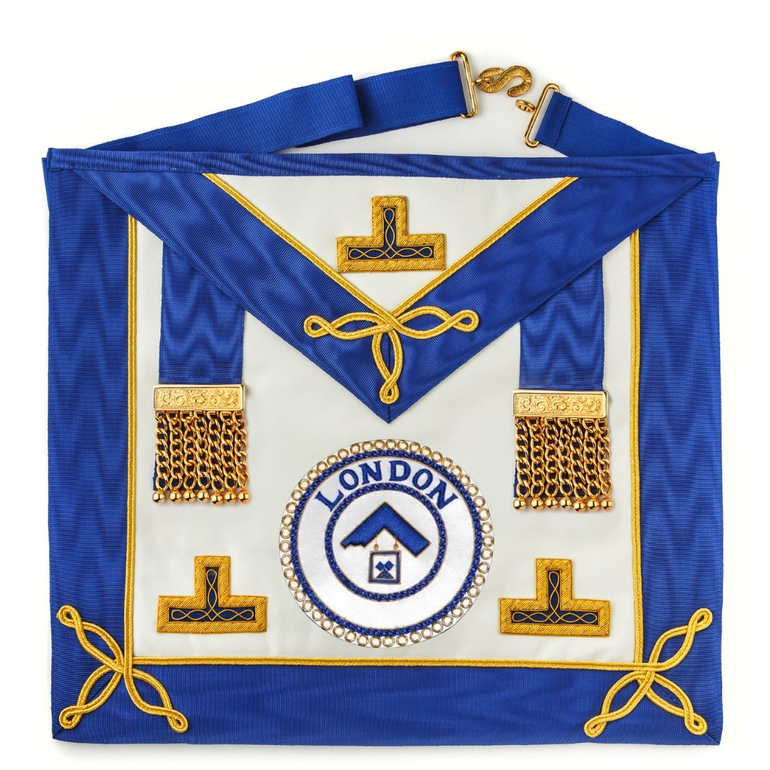 Regalia Store UK Craft-Provincial-London-Grand-Rank-Un-Dress-Apron-Badge Craft Provincial London Grand Rank Undress Apron & Badge  