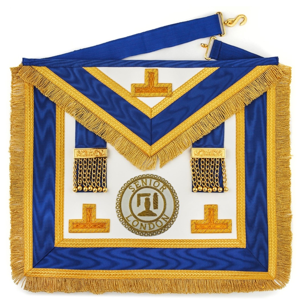 Regalia Store UK Craft-Provincial-Senior-London-Grand-Rank-Full-Dress-Apron-Badge Craft Provincial Senior London Grand Rank Full Dress Apron & Badge  