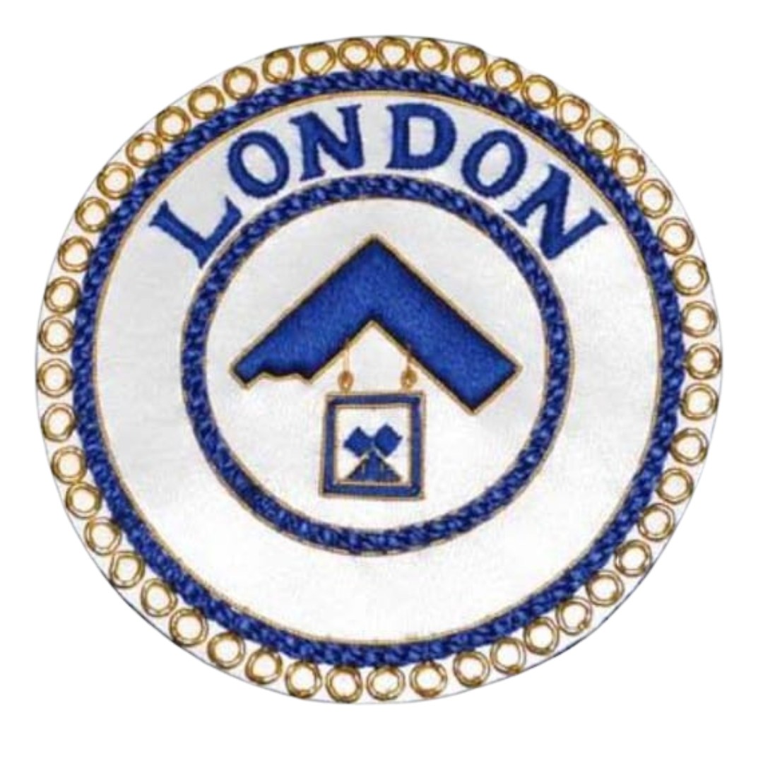 Regalia Store UK London-Grand-Rank-Un-Dress-Badge Craft Provincial London Grand Rank Undress Apron Badge  