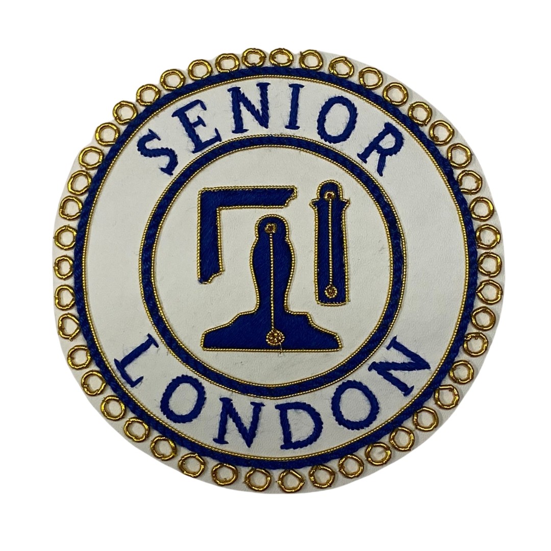 Regalia Store UK Senior-London-Grand-Rank-Un-Dress-Badge-2 Craft Provincial Senior London Grand Rank Undress Apron Badge  