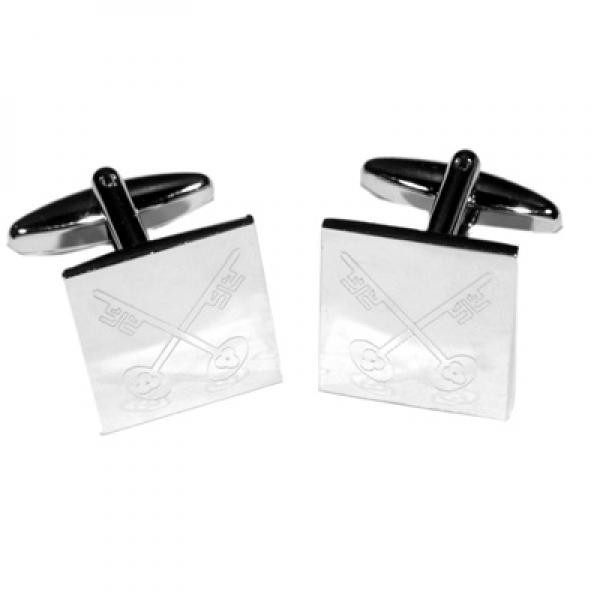 Regalia Store UK true-6 Masonic Crossed Keys Engraved Cufflinks  