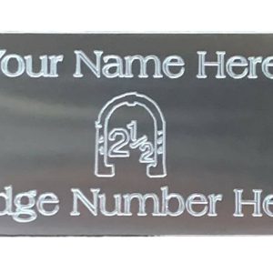 Personalised MP46 Orange Lodge Order Regalia Case Gold/Silver Colour Case Plate