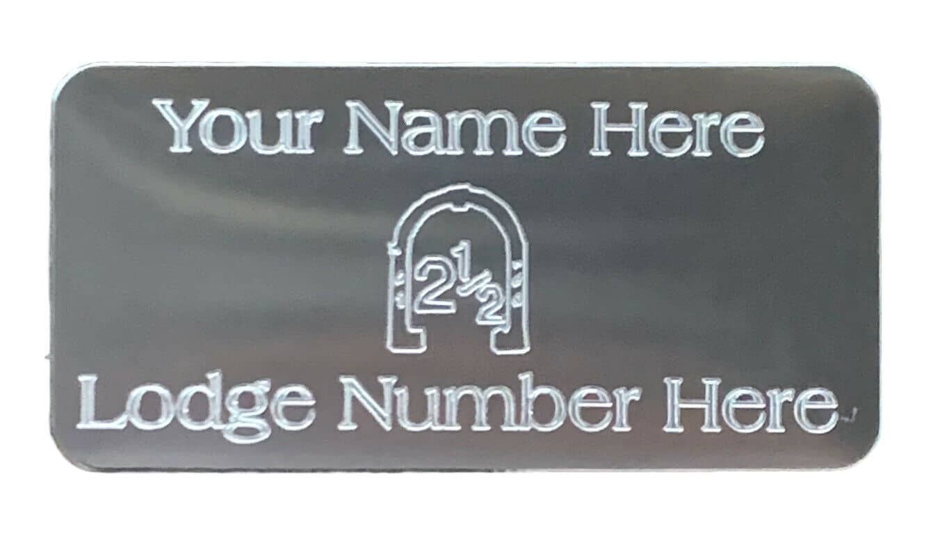 Regalia Store UK MP46S Personalised MP46 Orange Lodge Order Regalia Case Gold/Silver Colour Case Plate  